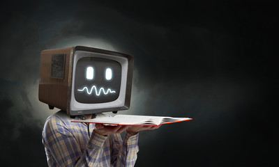 Problem of television addiction . Mixed media