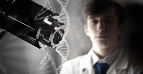 Portrait of handsome doctor