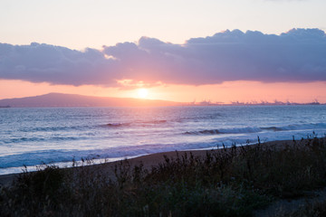 Obraz premium Bolsa Chica Beach, Huntington Beach, Southern California