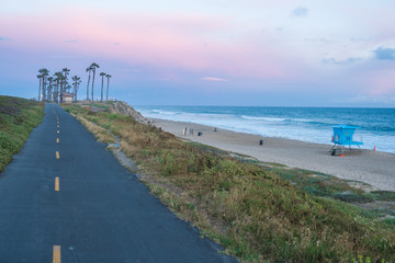 Fototapeta premium Bolsa Chica Beach, Huntington Beach, Southern California