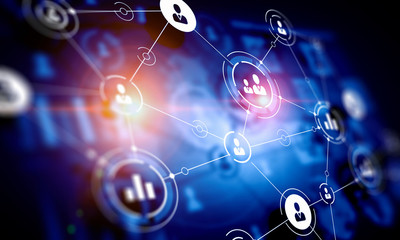 Social network background