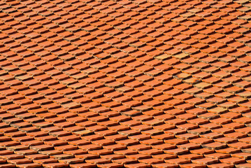 Roof tiles texture , roof of temple