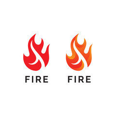 fire vector logo