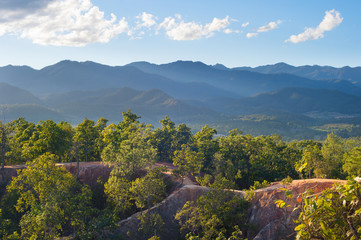 Naklejka premium Pay canyon landscape. Thailand