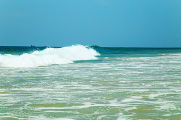 Waves of the Indian Ocean.