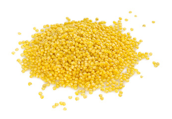 millet isolated on white