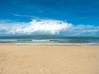 Beach and beautiful tropical sea.