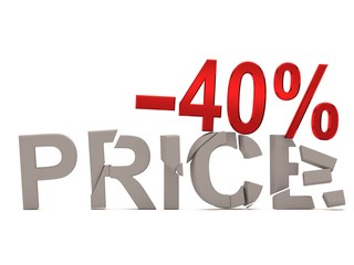 A discount of 40% for the cracked decals price.