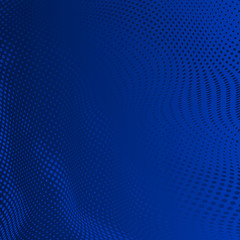 Blue halftone background vector