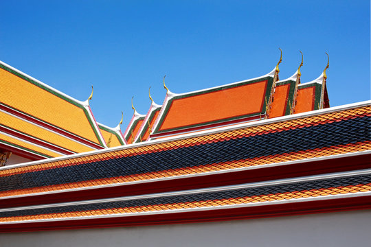 The Temple of reclining buddha (wat pho), Bangkok,Thailand