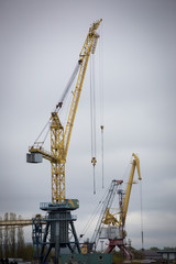 Fototapeta premium Port crane