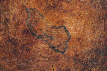 Scratch old hardwood for brown background