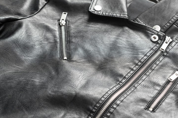 Female leather jacket