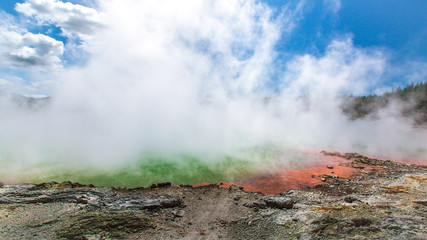 Wai-O-Tapu Thermal Wonderland in Rotura, Neuseeland (New Zealand)