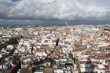Obraz premium Seville Spain aerial view