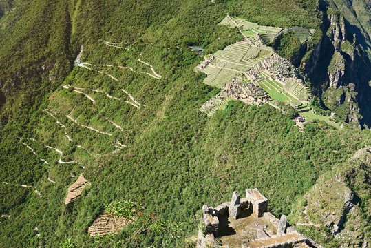 Aerial View On Machu Picchu