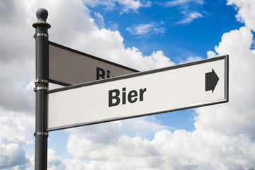Fototapeta premium Schild 197 - Bier