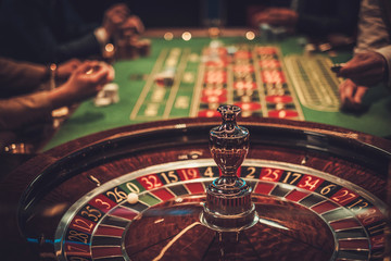 Gambling table in luxury casino - 151208879