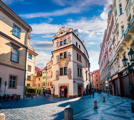 Fototapeta na wymiar Famous place (unesco heritage) - old center of Prague