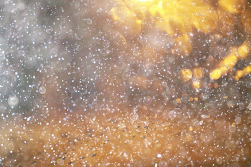 Obraz premium Drops on a misted glass machine