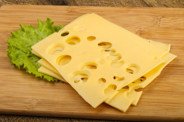 Sliced cheese