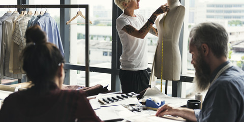 Fashion Design Mannequin Measurement Concept