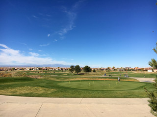 Panoramic View Walking Stick Golf Couse Pueblo, Colorado