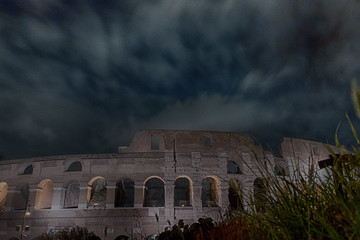 Colosseum in Rome by night