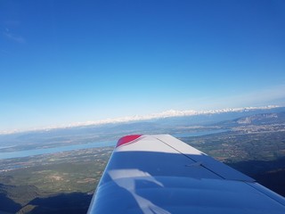 Vue sur les Alpes