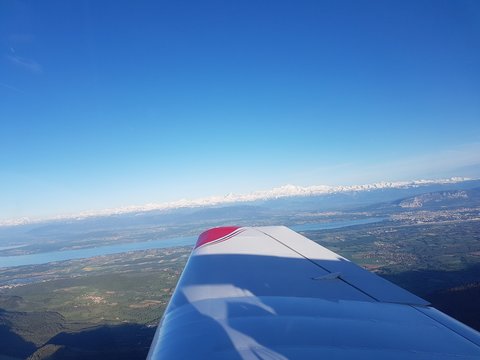 Vue sur les Alpes