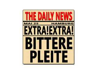 Bittere Pleite