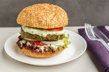 veggie burger