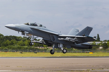 Fototapeta na wymiar Boeing F/A-18E/F Super Hornet