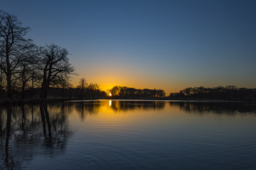 Fototapeta na wymiar Pen Ponds Sunrise