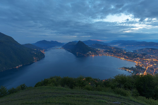 Monte Br&egrave; in Lugano, Ticino