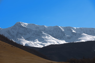 Altai mountains. Beautiful highland landscape. Russia. Siberia