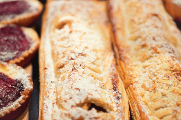 Selling fast food and pastries