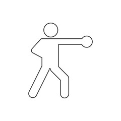boxing icon vector
