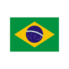 Brazil flag illustration