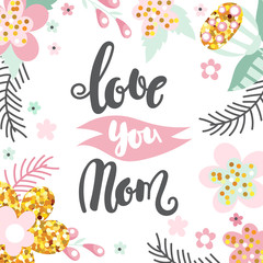 vector image happy mother's day
