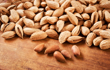 Almond nuts for paleo diet