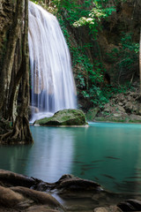 third level of Erawan Waterfall
