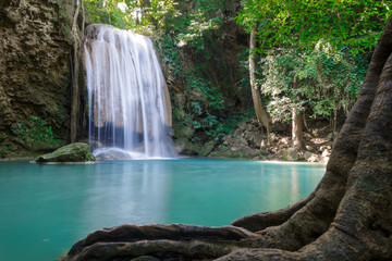 third level of Erawan Waterfall