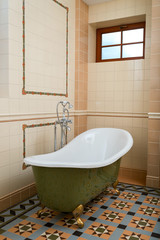 Bathroom in the corner