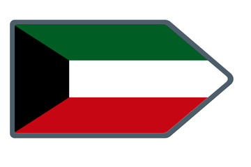 Obraz premium Drapeau du Koweït