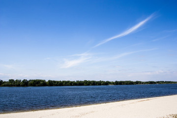 Fototapeta na wymiar Dnipro river