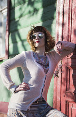 Fototapeta premium Beautiful woman in a confident pose