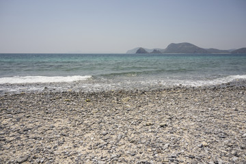 Beach landscape view