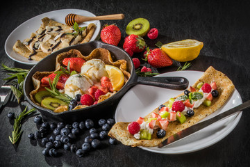 クレープ　Cake of typical crepe France