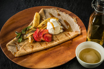 クレープ　Cake of typical crepe France